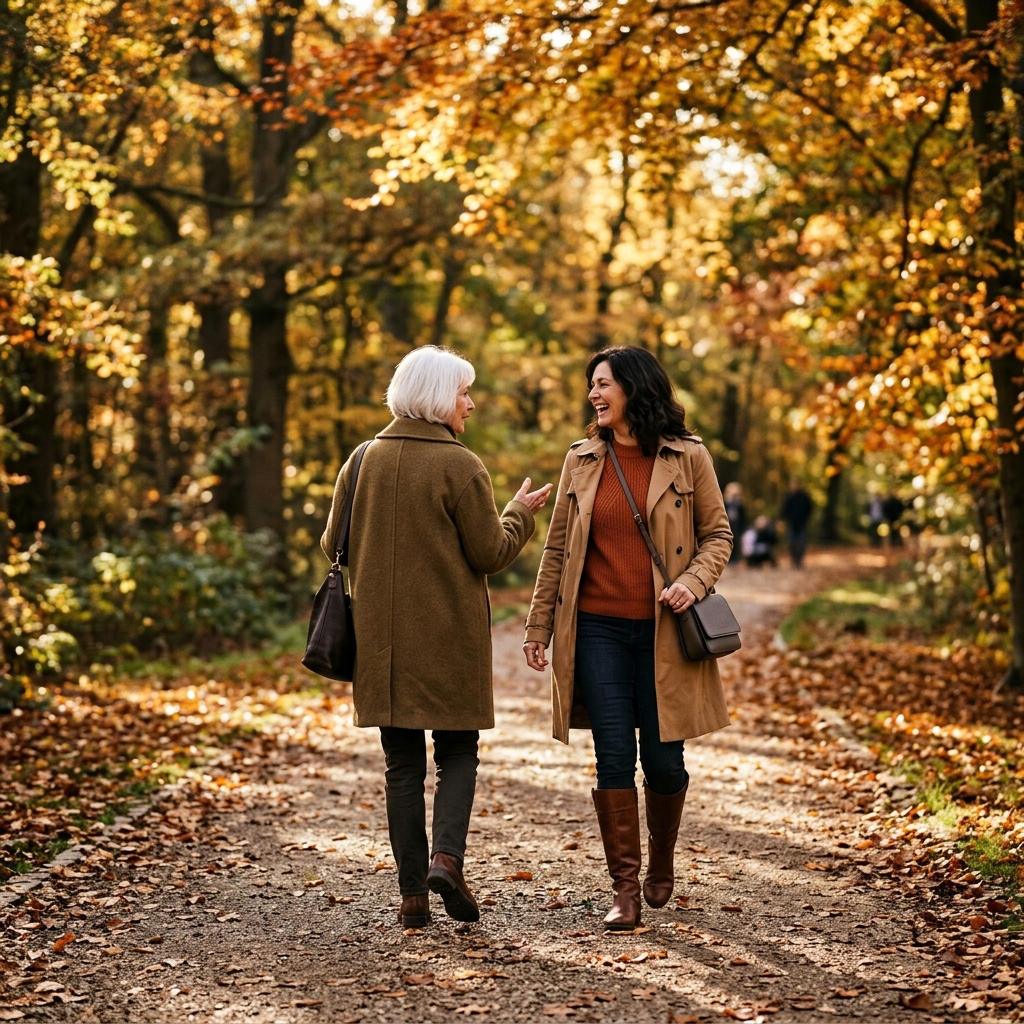 Serene moment of reflection